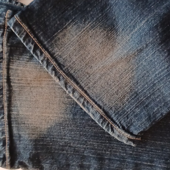 Arizona Jean Co size 11 juniors faded denim boot cut cotton jeans - Picture 3 of 8